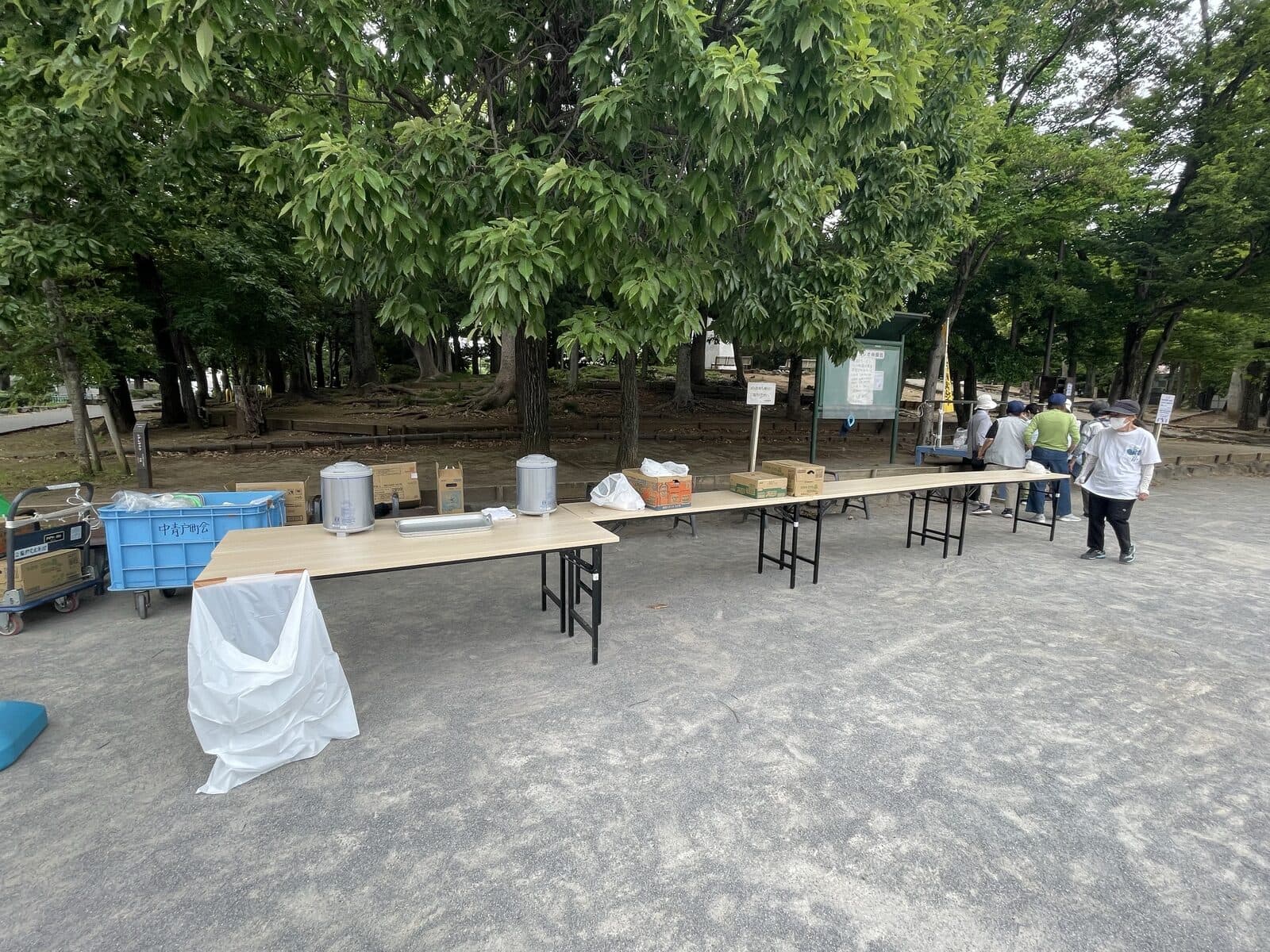 準備の様子